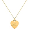 Greekgear Delta Phi Epsilon Heart Tag Necklace