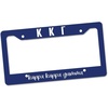 Kappa Kappa Gamma Custom License Plate Frame Navy Blue