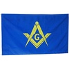 Masonic 3′ by 4′ Polyester Flag in Blue and Yellow