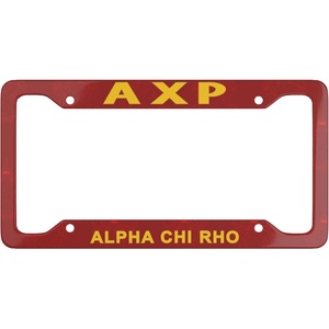 Alpha Chi Rho License Plate Frame – New