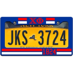 Chi Phi Year License Plate Frame
