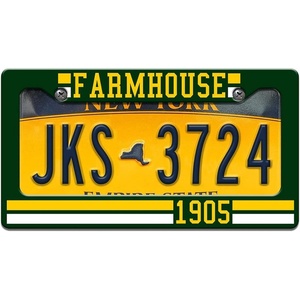 Farmhouse Year License Plate Frame