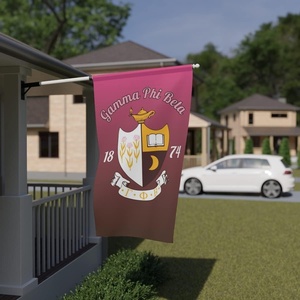 Gamma Phi Beta House Flag Banner