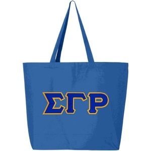 Greekgear Sigma Gamma Rho Jumbo Canvas Tote