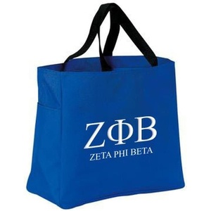 Greekgear Zeta Phi Beta Pack N’ Play Tote Royal Blue