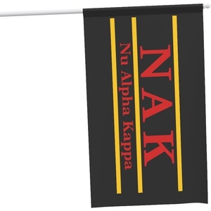 Nu Alpha Kappa Greek Letter Flag
