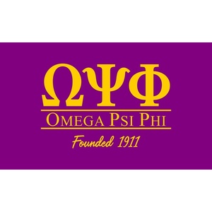 Omega Psi Phi Huge Founders Flag (3′ x 5′)