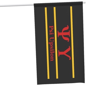 Psi Upsilon Greek Letter Flag