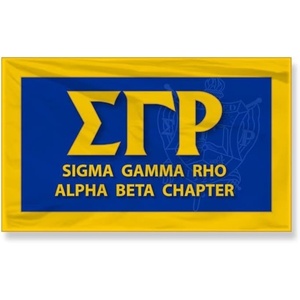 Sigma Gamma Rho 3 X 5 Flag