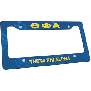 Theta Phi Alpha Custom License Plate Frame Royal Blue