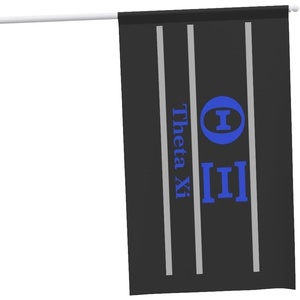Theta Xi Greek Letter Flag
