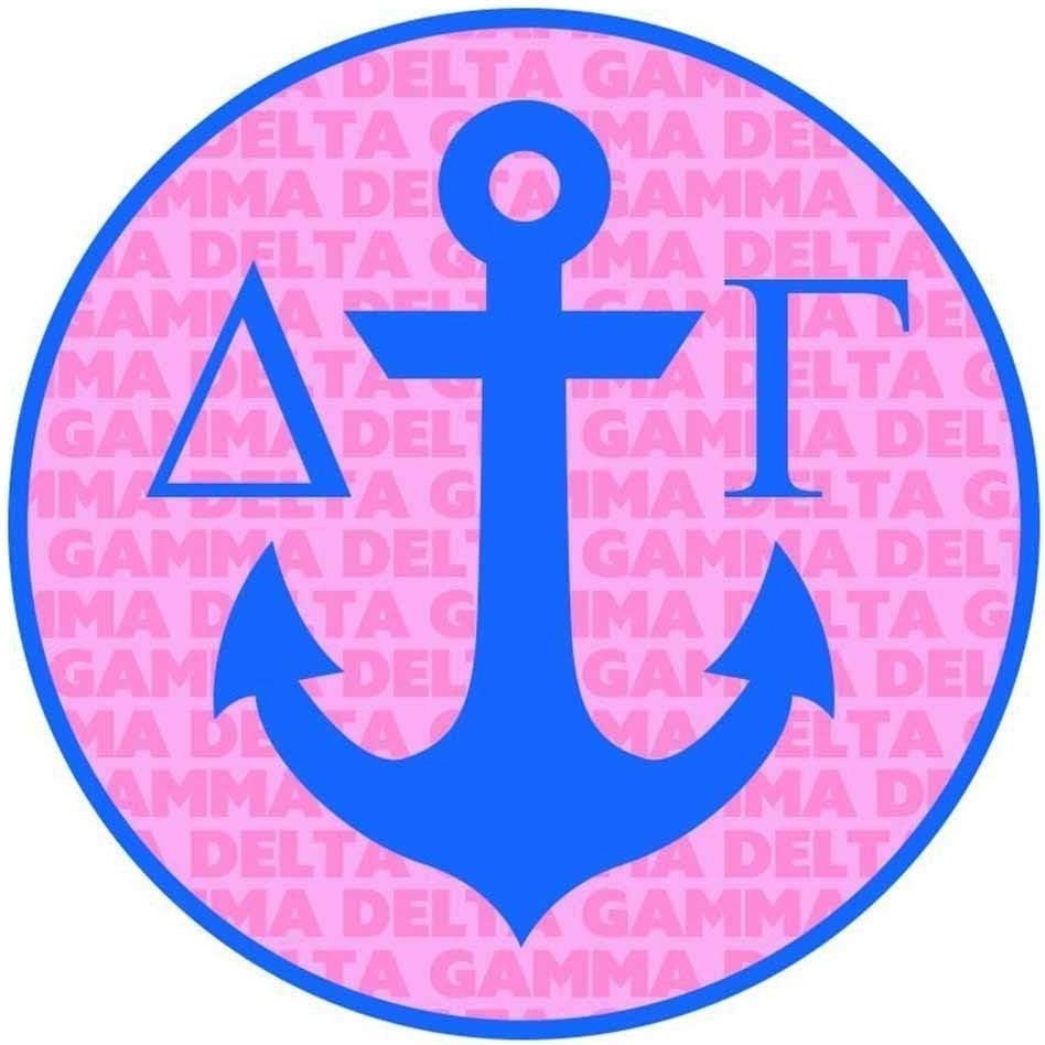 image:imageDelta Gamma Mascot Round Decals