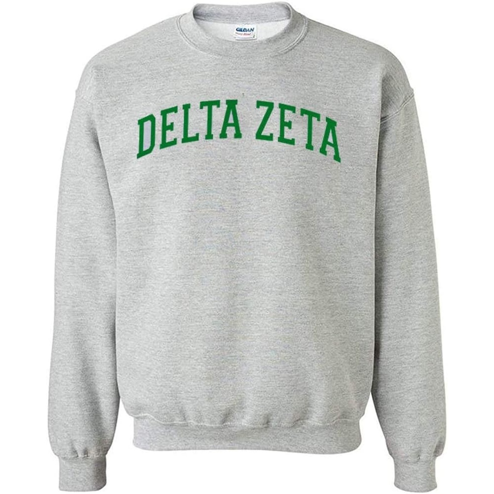 image:imageDelta Zeta Nickname College CrewLight Grey