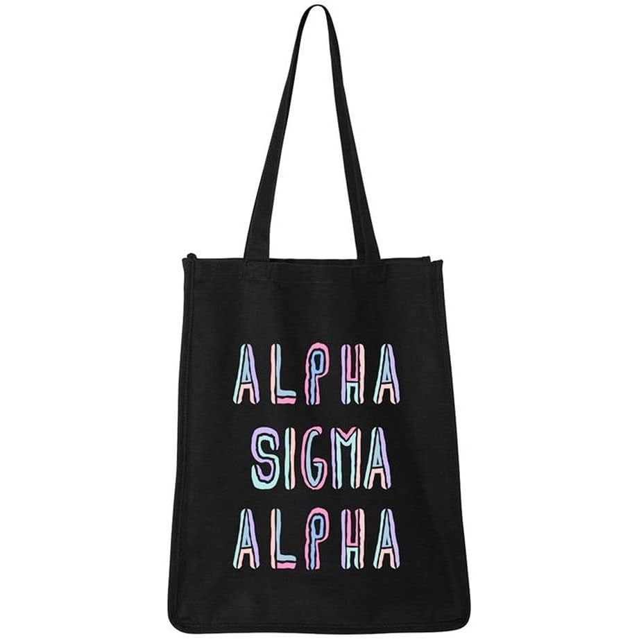 image:imageGreekgear Alpha Sigma Alpha ASA Jumbo All In Tote Bag