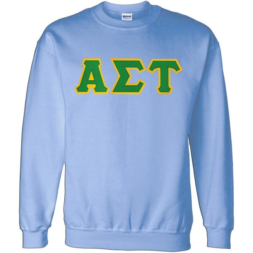 image:imageGreekgear Alpha Sigma Tau Lettered CrewneckLight Blue