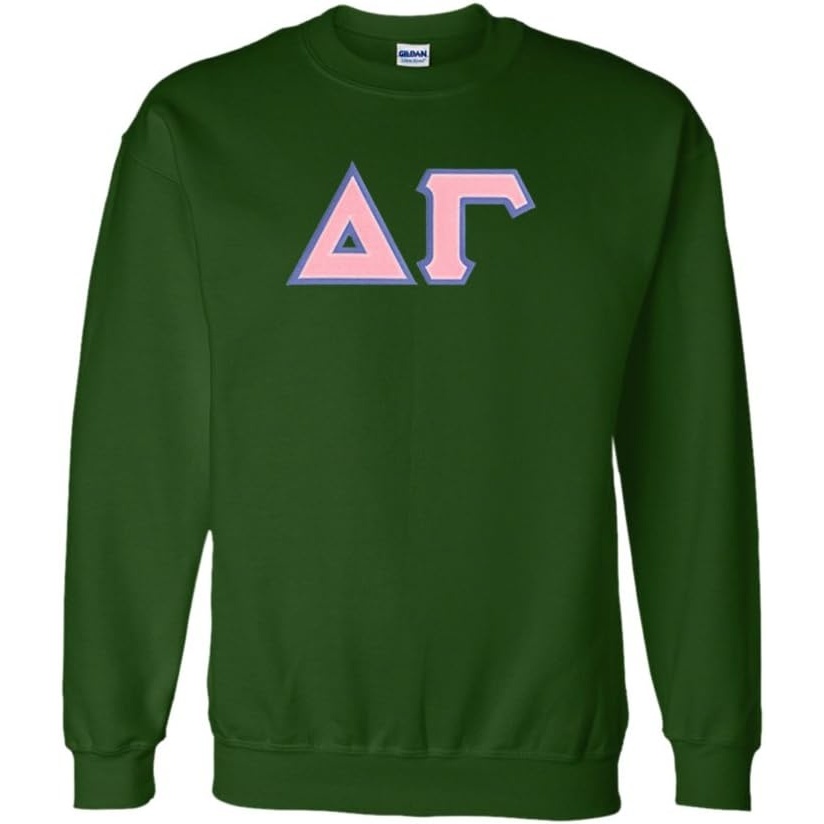 image:imageGreekgear Delta Gamma Lettered CrewneckForest Green