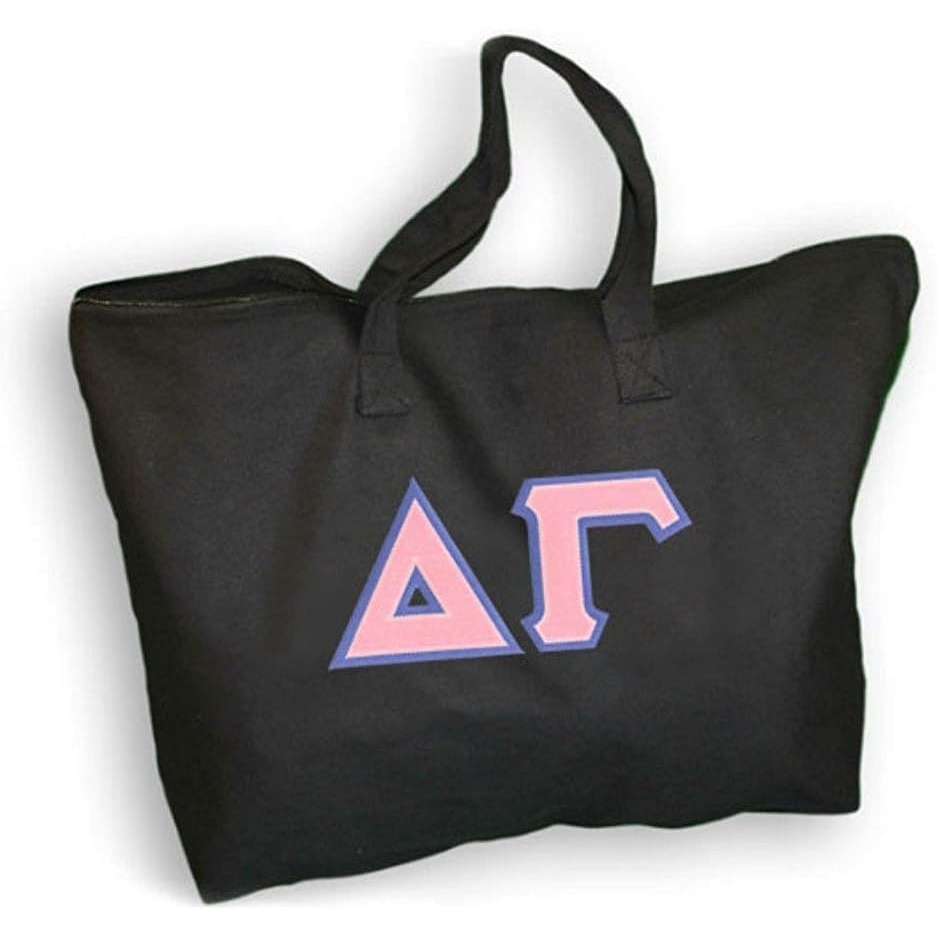 image:imageGreekgear Delta Gamma Lettered Tote BagBlack