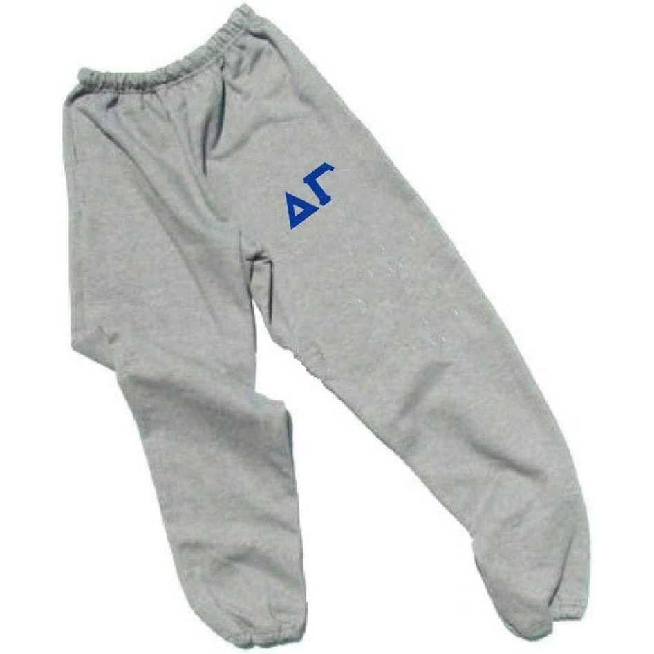 image:imageGreekgear Womens Delta Gamma Lettered Thigh SweatpantsSports Grey