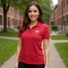 Alpha Sigma Alpha ASA Emblem Polo(True Red)