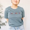 Alpha Sigma Tau AST Nickname Tee(Light Blue)