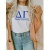 Delta Gamma Heavyweight T-Shirt(White)