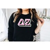 Delta Zeta City Greek Crewneck Sweatshirt