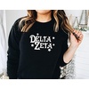 Delta Zeta Comfort Colors Old School Custom Crew