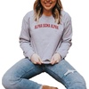 Greekgear Alpha Sigma Alpha ASA Nickname College Crew(Light Grey)