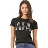 Alpha Sigma Alpha Bella Favorite Tee(Black)