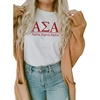 Alpha Sigma Alpha Heavyweight T-Shirt(White)