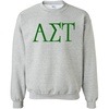 Alpha Sigma Tau AST University Greek Crewneck Sweatshirts(Light Grey)