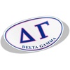 Delta Gamma Greek Letter Oval Decal
