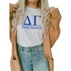 Delta Gamma Heavyweight T-Shirt(White)