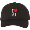 Delta Gamma I Love Hat Black