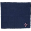Delta Gamma Sherpa Blanket Navy Blue w/Light Gold Thread Color