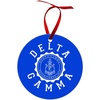 Delta Gamma Shield Christmas Ornaments