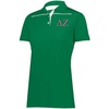 Delta Zeta Greek Letter Defer Polo(Forest/White)