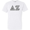 Delta Zeta Leopard Print Lettered Tee