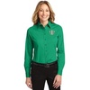Delta Zeta Long Sleeve Oxford(Court Green)