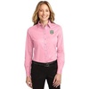 Delta Zeta Long Sleeve Oxford(Light Pink)