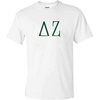 Delta Zeta University Greek T-Shirts(White)