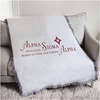 Greekgear Alpha Sigma Alpha ASA Women of Poise and Purpose Afghan Blanket Throw