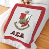 Greekgear Alpha Sigma Alpha Sherpa Lap Blanket