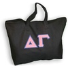 Greekgear Delta Gamma Lettered Tote Bag(Black)