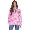 Greekgear Delta Zeta Crosswind Tie-Dye Quarter Zip Sweatshirt