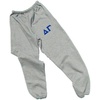Greekgear Women’s Delta Gamma Lettered Thigh Sweatpants(Sports Grey)