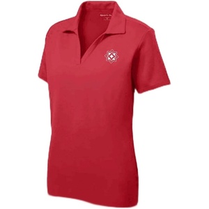 Alpha Sigma Alpha ASA Emblem Polo(True Red)