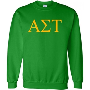 Alpha Sigma Tau World Famous Greek Crewneck(Kelly Green)