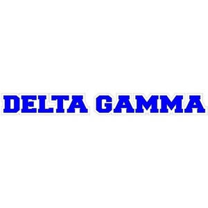 Delta Gamma Long Window Sticker