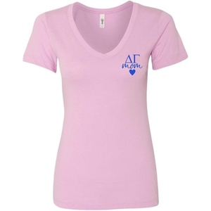 Delta Gamma Mom Ideal V-Neck(Light Pink)